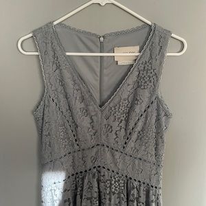 BHLDN MOB Dress size 6 dusty blue. Worn 1x